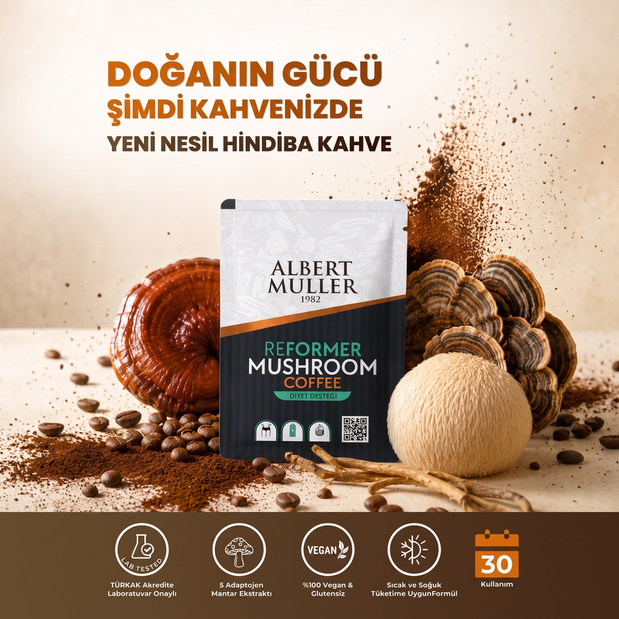 Reformer Mushroom Coffee kare ürün görseli 4